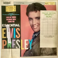 ELVIS PRESLEY BBC GRAMOPHONE LIBRARY LP  “ESSENTIAL ELVIS’ (RCA)