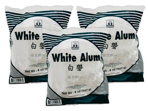 Pure potassium alum lumps food - potassium,