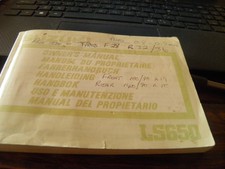 SUZUKI LS650 Motorcycle Owners