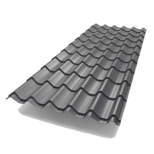 Coloured pan tile roofing - tile,