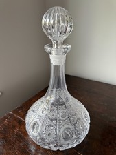 Vintage crystal cut glass