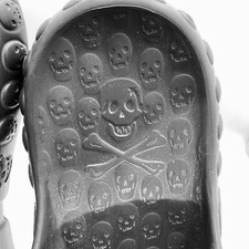 Black Skull Sliders Scary