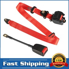 For VW Campervan T4 T5 T6 3 Point Seat Belt Kit E4 Rated UK SUPPLIER RED