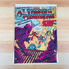 Transformers UK Marvel Comic Issue #164 Back & Boards 80s Artwork