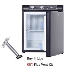 40L Gas Fridge LPG/12V/240V 3 Way Absorption Caravan Motorhome RV Home Quiet