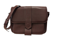 Yves Saint Laurent Shoulder Bag  Leather Brown Vintage YSL