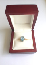 22ct Gold Aquamarine Ring