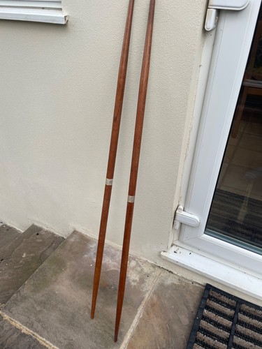 Pair hardwood japanese jō - of,