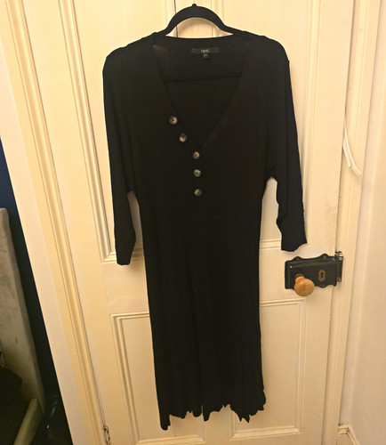 Next black knit midi - knit, dress