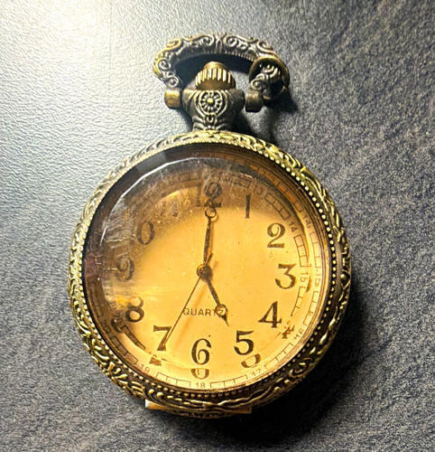 Quartz analogue pocket watch - quartz,
