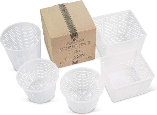 Cheesemaking molds set - set, 5