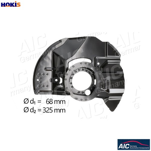 Splash guard brake disc - guard, 56409
