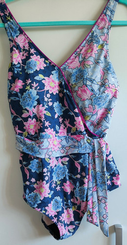 Bonmarche blue pink floral - blue/pink, tie