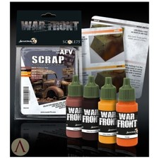 Scrap Vehicles For AFV - Scale 75 - Paint Set World War Games Acrylic Paints