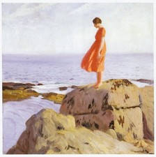 Dark Pool Woman on Cliff Laura