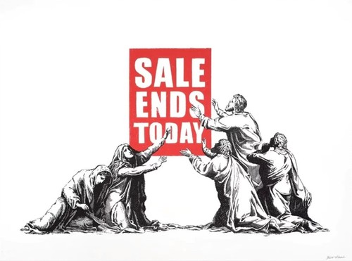 Banksy sale ends - banksy,