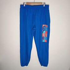 Canterbury Uglies Tapered Cuff Stadium Track Pants Men's Large Blue