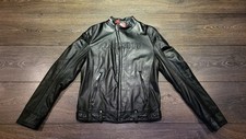 PUMA x DUCATI Leather Jacket Vintage Black  MEDIUM