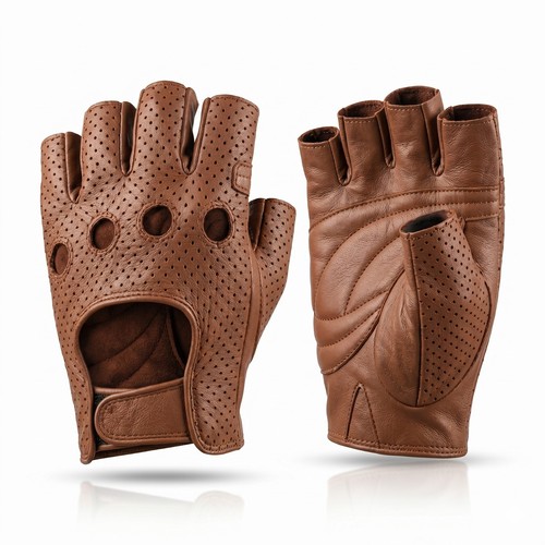 Driving leather fingerless - driving,