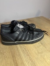 Men's K-Swiss Triple Black Trainers Sneakers Uk Size 7 Read Description