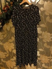 M&S Black Heart Print Jersey