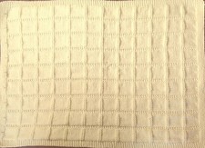 Baby Blanket. Hand knitted in