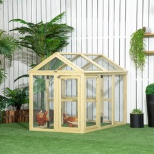 Large chicken run wooden - large,