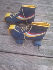 UK 4 Roller Quad Skates Retro