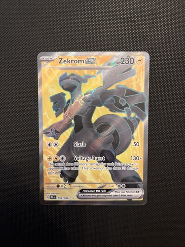 Zekrom full art 158 - full, 158/086