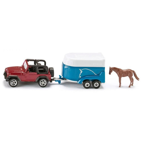 Siku jeep with - siku, horse