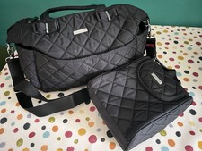 Storksak Black Quilted Baby