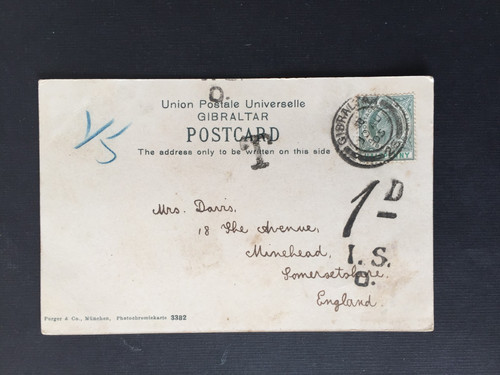 Gibraltar 1905 on - gibraltar,