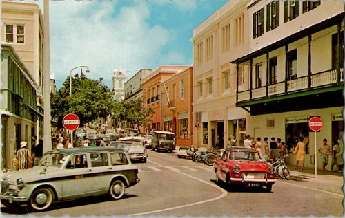 Postcard reid street hamilton - reid,