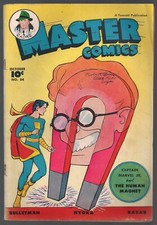 MASTER COMICS #84 FAWCETT 1947 CAPT. MARVEL JR. BULLETMAN NYOKA RADAR 52pgs FNVF