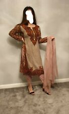 Indian Pakistani Ladies Anarkali Salwar Kameez Churidar Suit size m