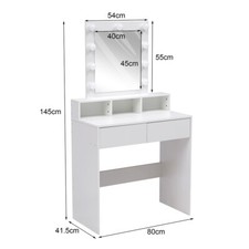 Small Space Vanity Desk Slim