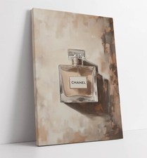 BEIGE PERFUME BOTTLE OIL PAINT