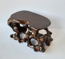 1:12 Dolls House Unusual  Table Rustic Oriental Handcrafted From Tree Root 