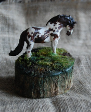 Bay Pinto Horse Breyer Mini
