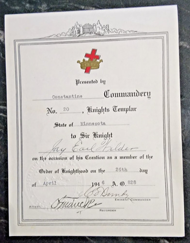 1946 masonic knights templar - 1946,