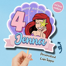 Little mermaid cake - , topper