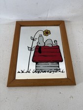 Vintage Snoopy Relaxing On Red