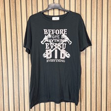 Evisu TShirt Black Mens Medium