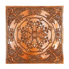 Faux tin ceiling tiles archaic copper color decor wall panels PL18 10pcs/lot