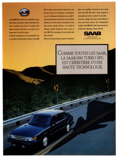 1989 saab 900 turbo spg - saab,