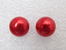 Choice of real & faux pearl stud earrings choice of colours & size pearls UK