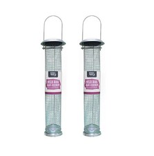 2 Deluxe Wild Bird Nut Feeder