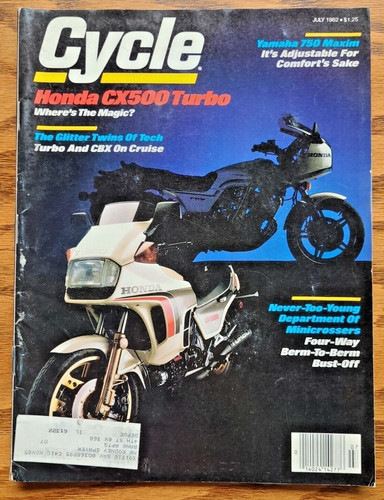 Cycle magazine july 1982 honda - cycle,