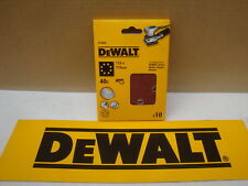 DEWALT DT3020 10 X  40GRIT  115MM PALM SANDER SANDING SHEETS D26441