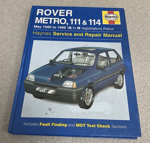 Haynes rover metro 111 114 - rover,